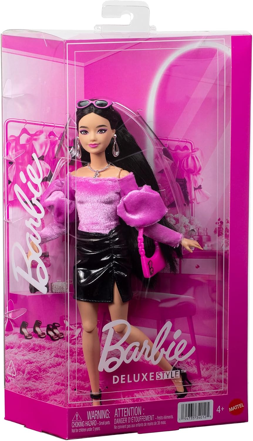 Thumbnail 6 de Barbie JJN76 デラックススタイル バービー人形 オフショルダートップ&スカート