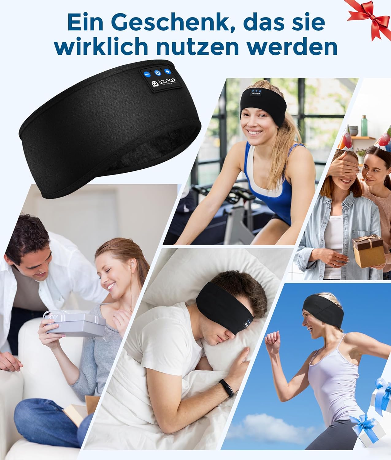 Thumbnail 6 de LOVE EYE Schlafkopfhörer Bluetooth – Schlafband mit integrierten Kopfhörern
