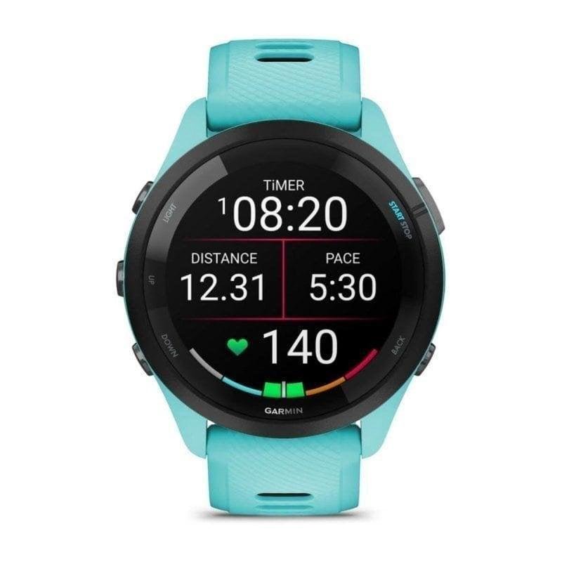 Detalle 2 de Garmin Forerunner 265 46mm: elegancia deportiva y métricas profesionales en un reloj compacto