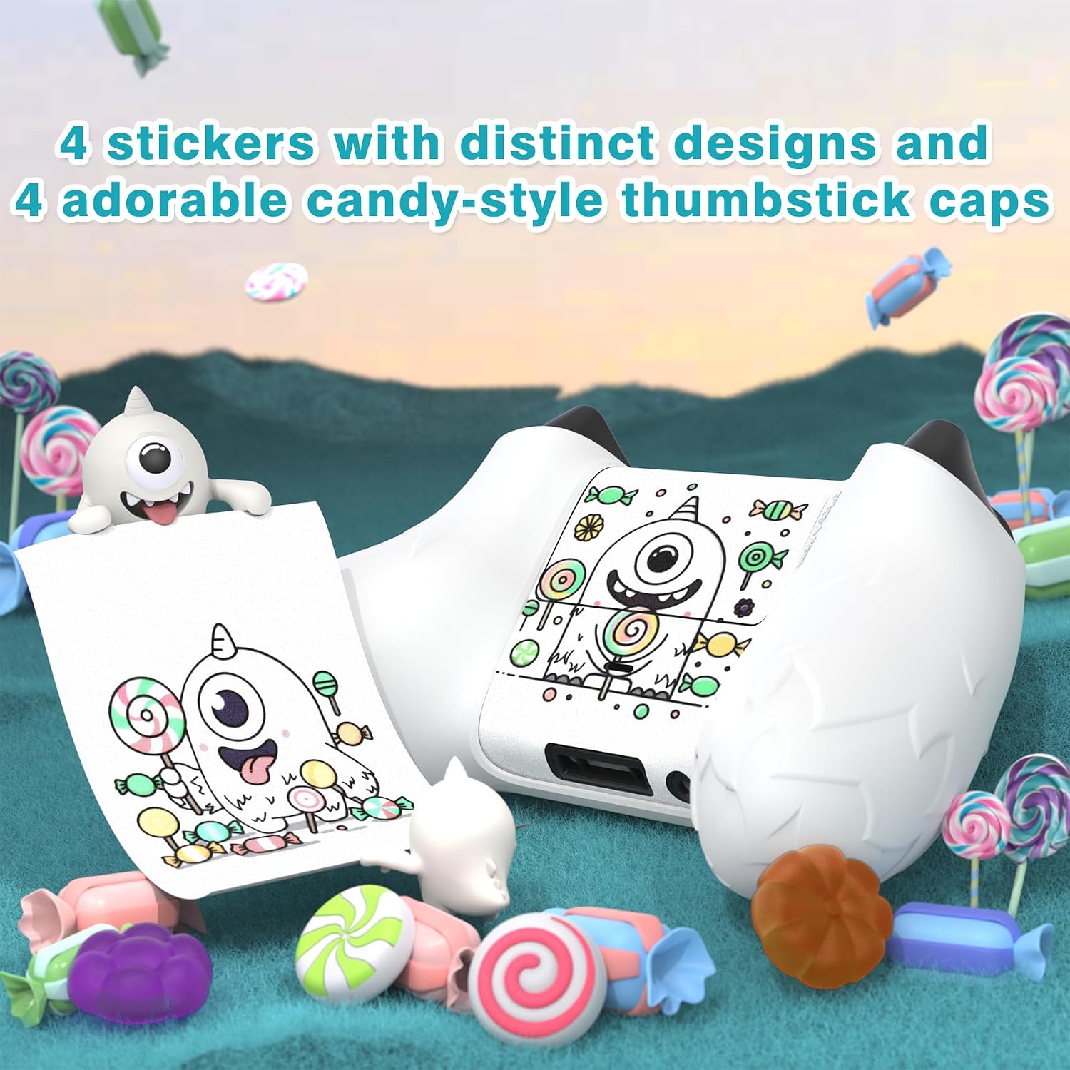 Thumbnail 6 de playvital MonoEye Monster silicone cover for Xbox Series X/S controller