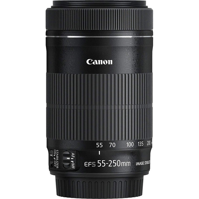 Detalle de Canon EF-S 55-250mm F4-5.6 IS STM objetivo para telefoto