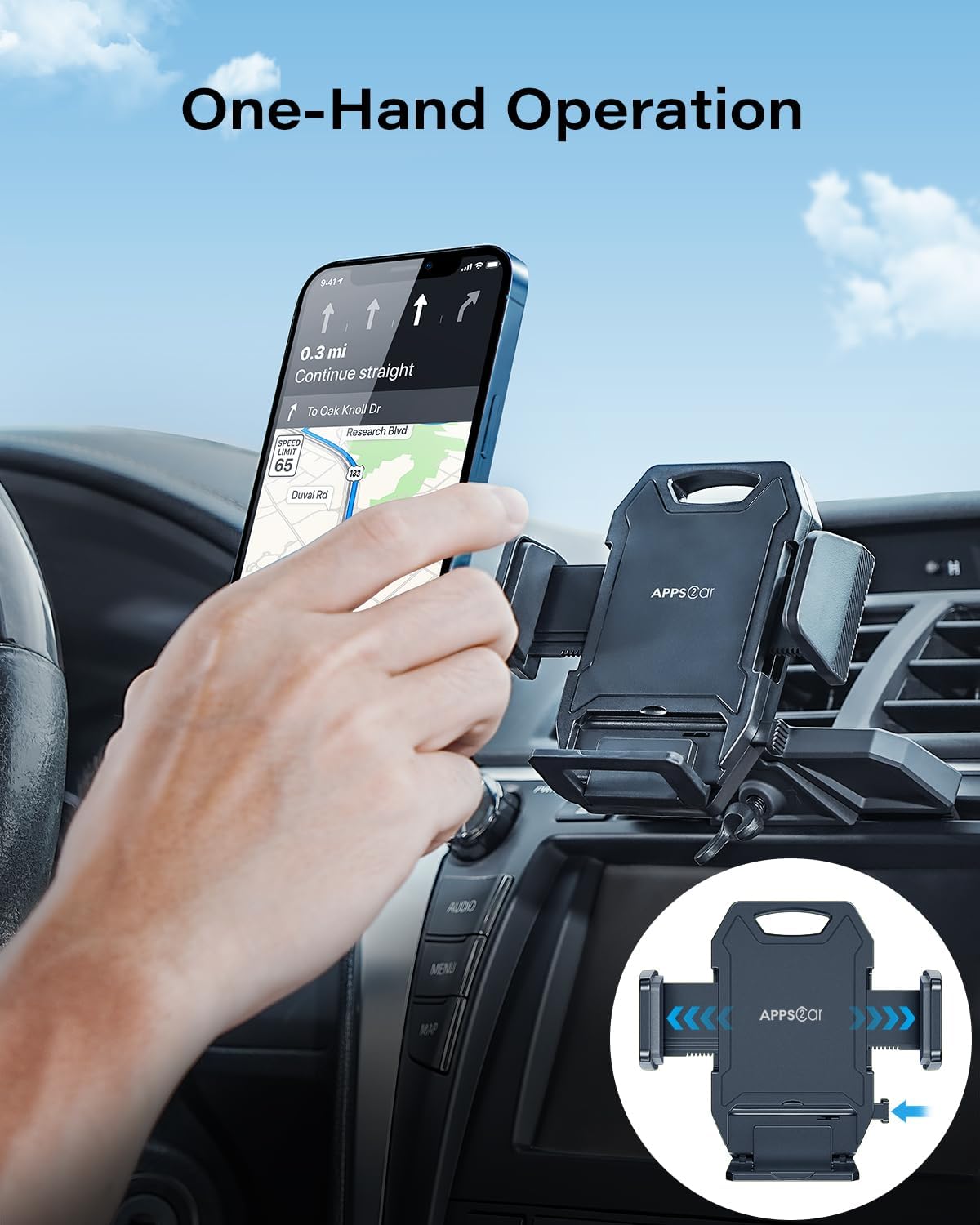 Thumbnail 1 de APPS2Car Handyhalterung für CD-Schlitz