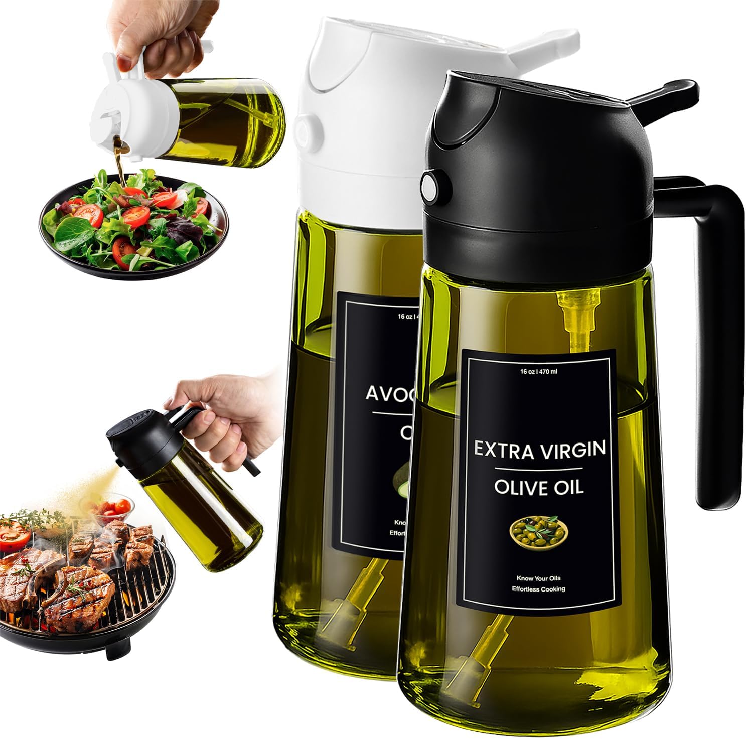 Thumbnail 6 de CXINYI 16oz Olive Oil Dispenser for Kitchen