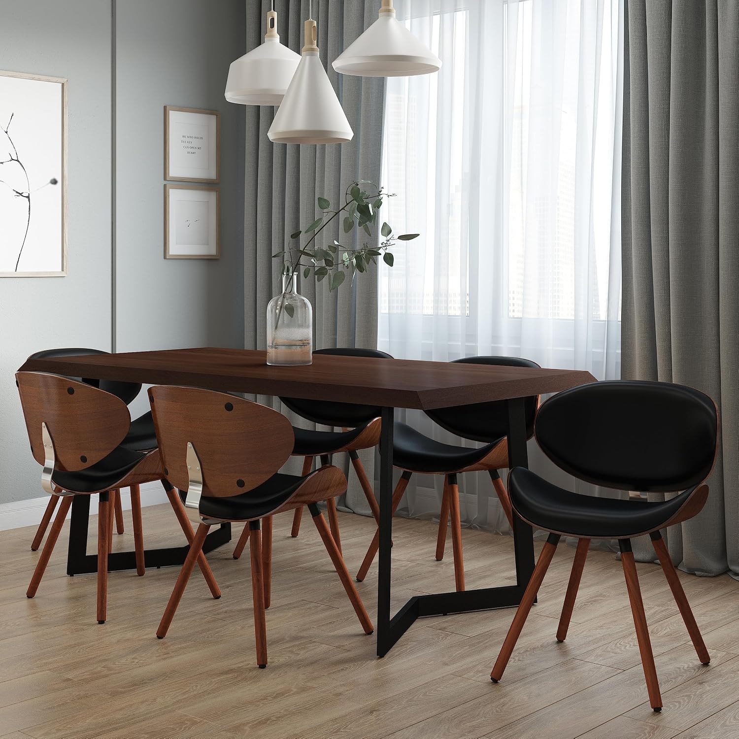 Thumbnail 1 de SIMPLIHOME Dining Chairs in Vegan Leather