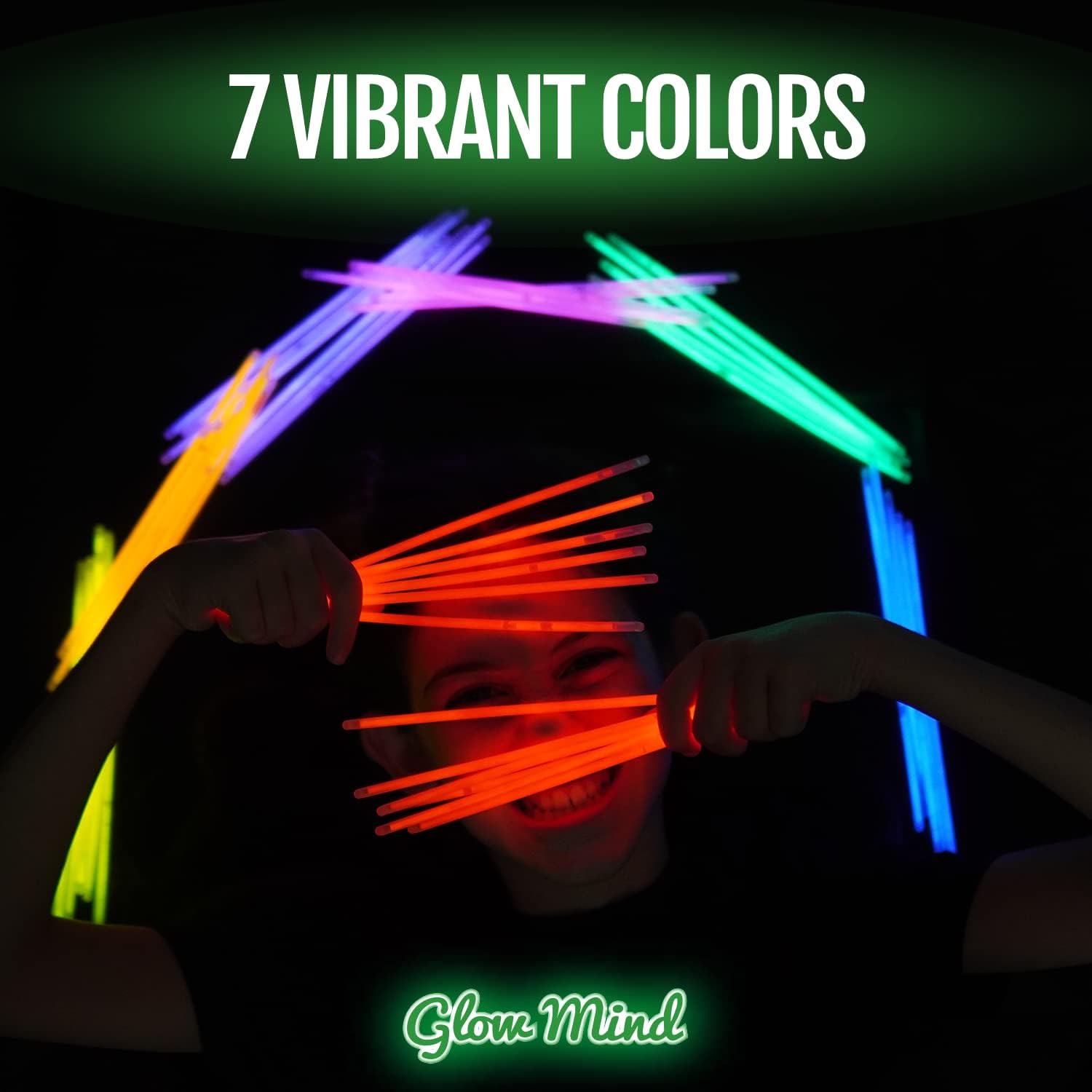 Thumbnail 6 de 100 Ultra Bright Glow Sticks, 8" 🎉