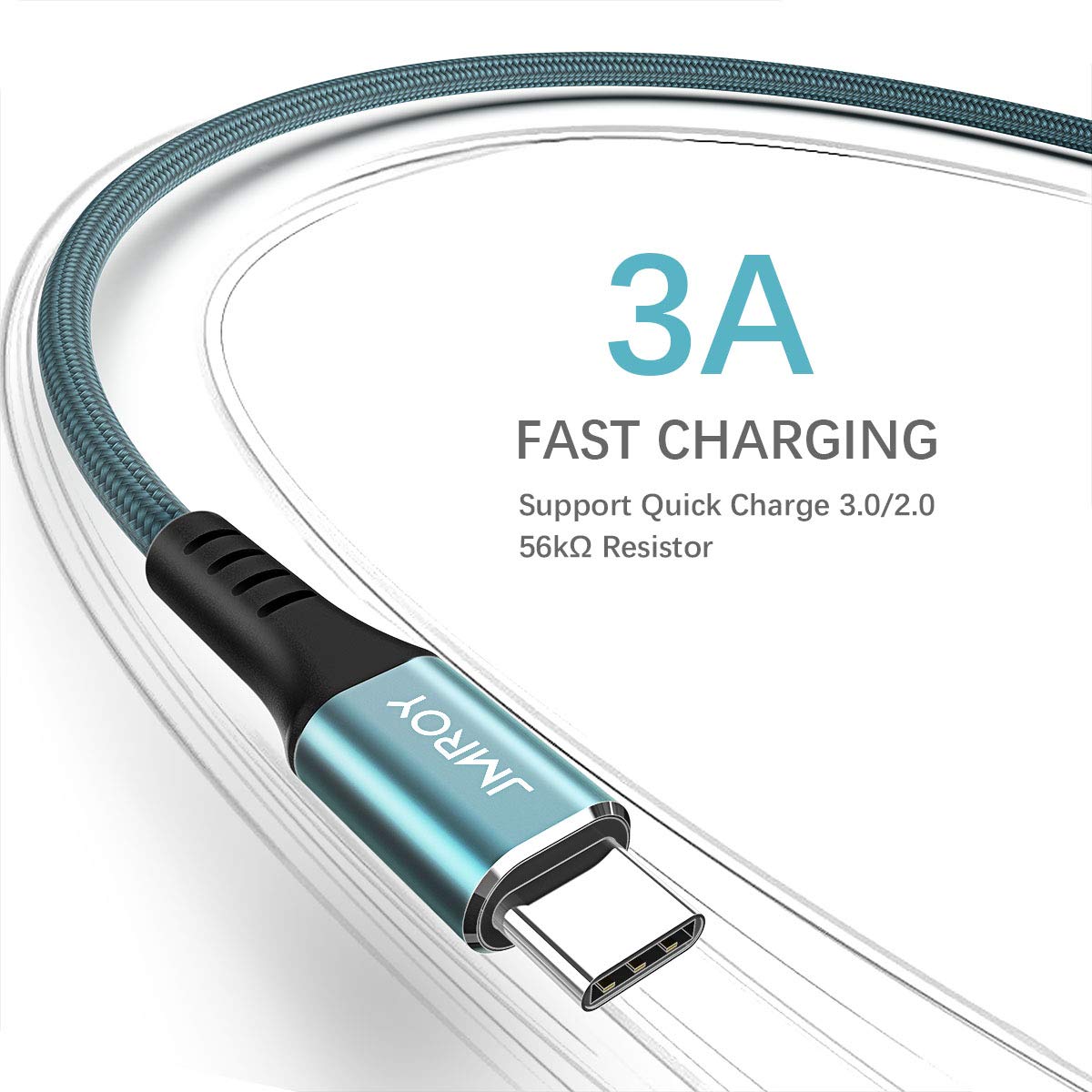 Detalle 2 de Extra long USB C Cable 3m for PS5 Controller