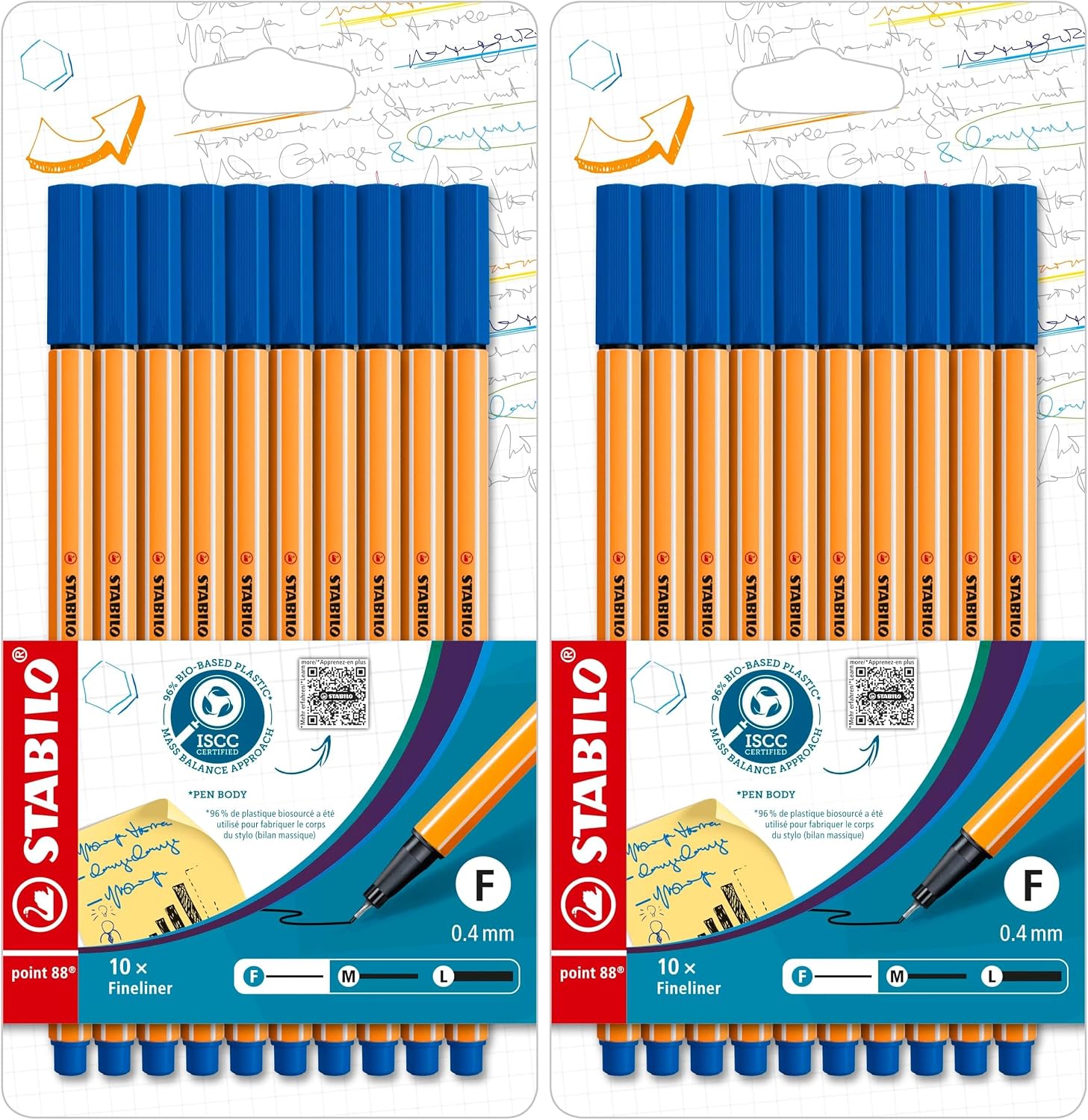 Thumbnail 6 de STABILO Fineliner point 88-10er Etui schwarz – präzise Linien mit langlebiger Spitze