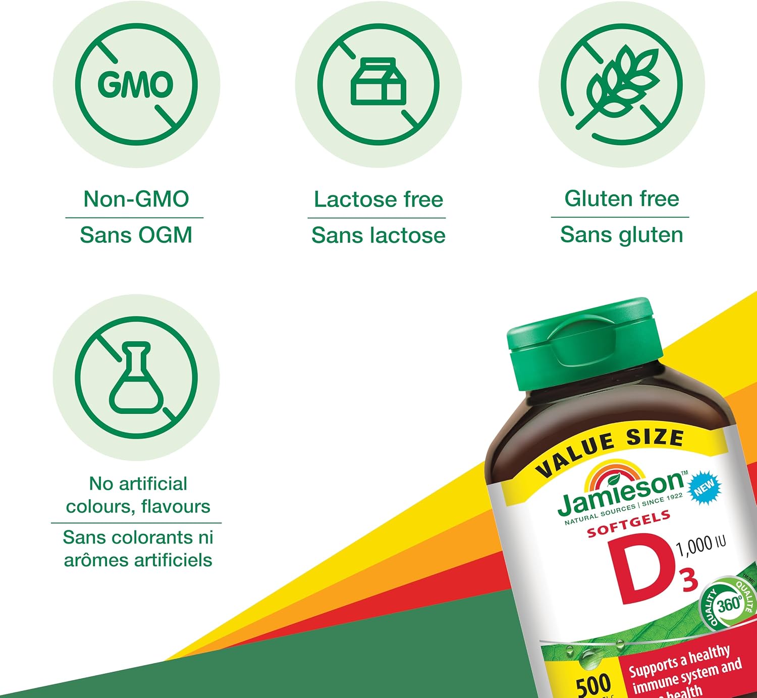 Thumbnail 5 de Jamieson Vitamin D3 softgels, 1,000 IU