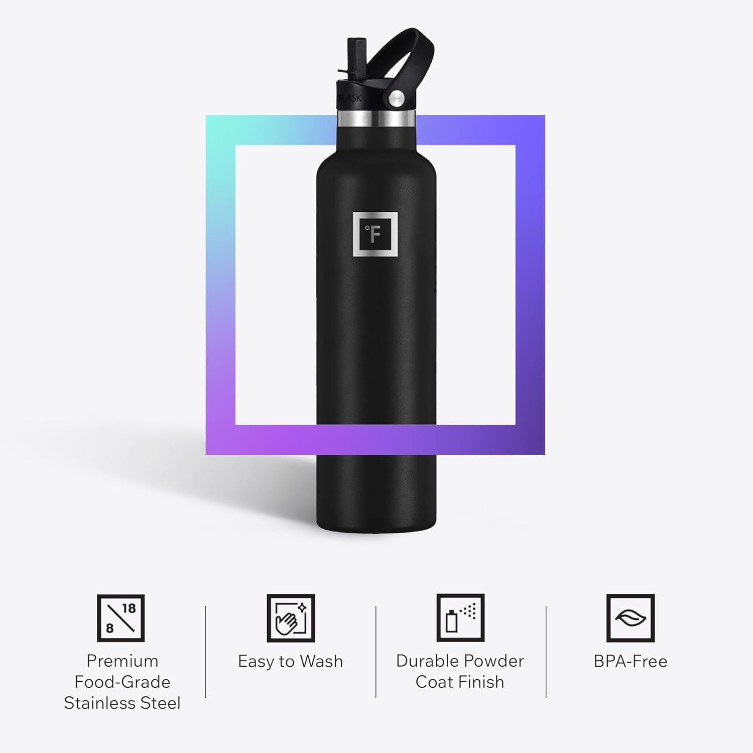 Detalle 2 de IRON °FLASK 24 oz Insulated Water Bottle 🥤