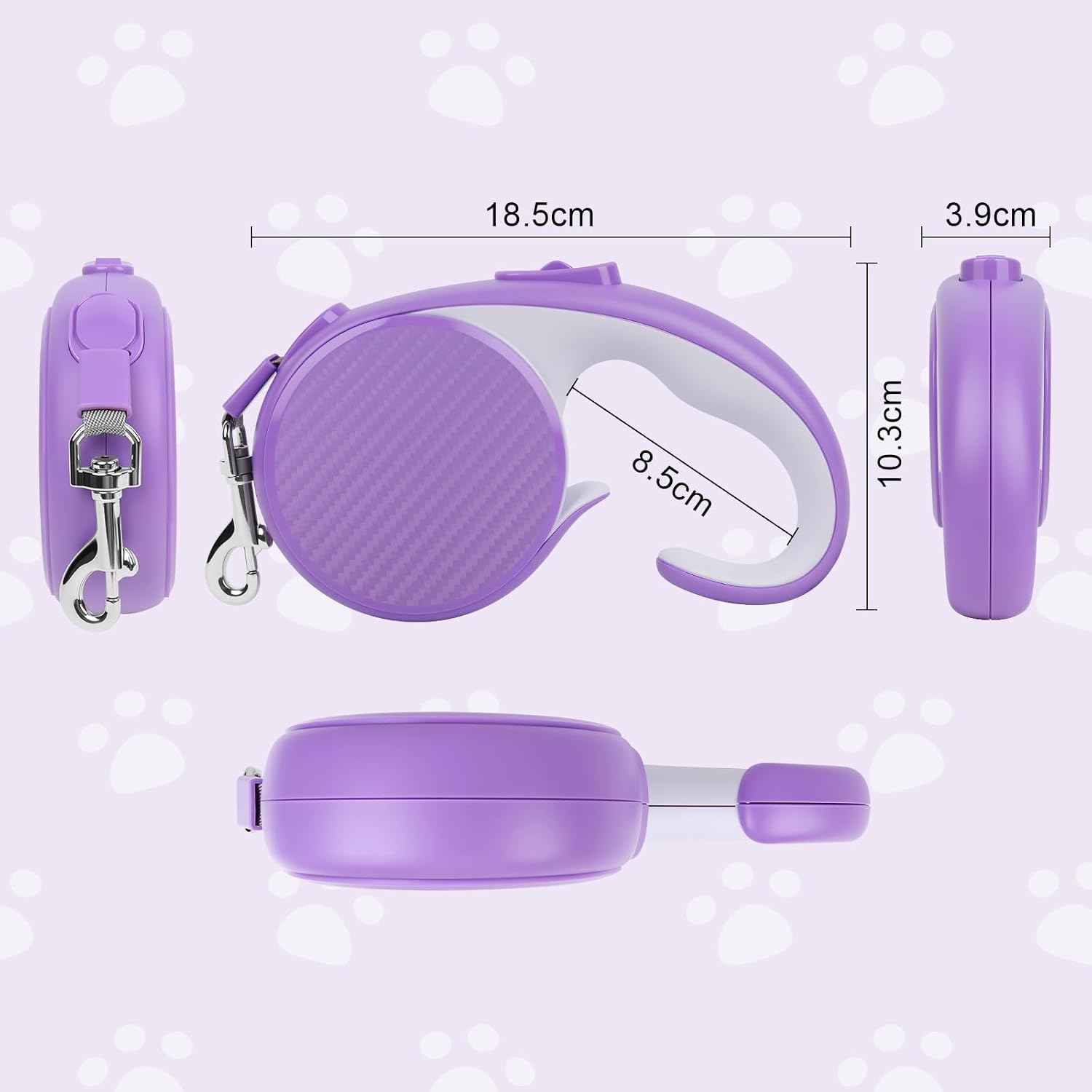 Detalle de Doklasu Retractable Dog Leash 5m