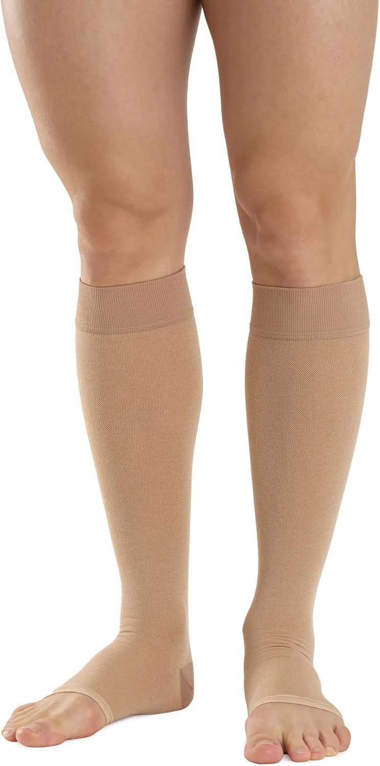 Thumbnail 2 de Relaxsan M2050A Gambaletti in cotone con punta aperta, classe 2 K2 (compressione graduata)