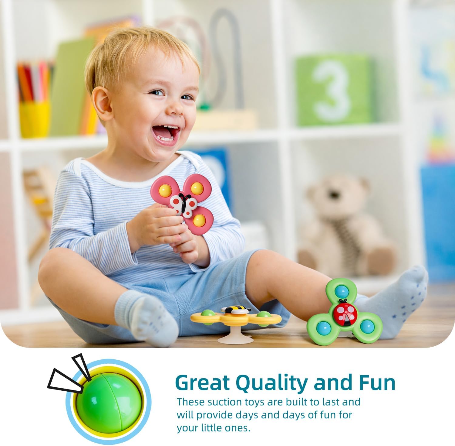 Thumbnail 1 de LiKee Strong Suction Cup Fidget Toy 10+ Months