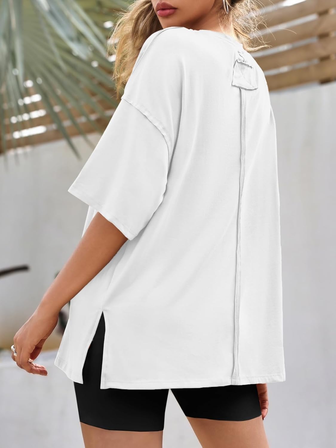 Detalle de Tankaneo Womens Oversized Tshirts Loose Fit