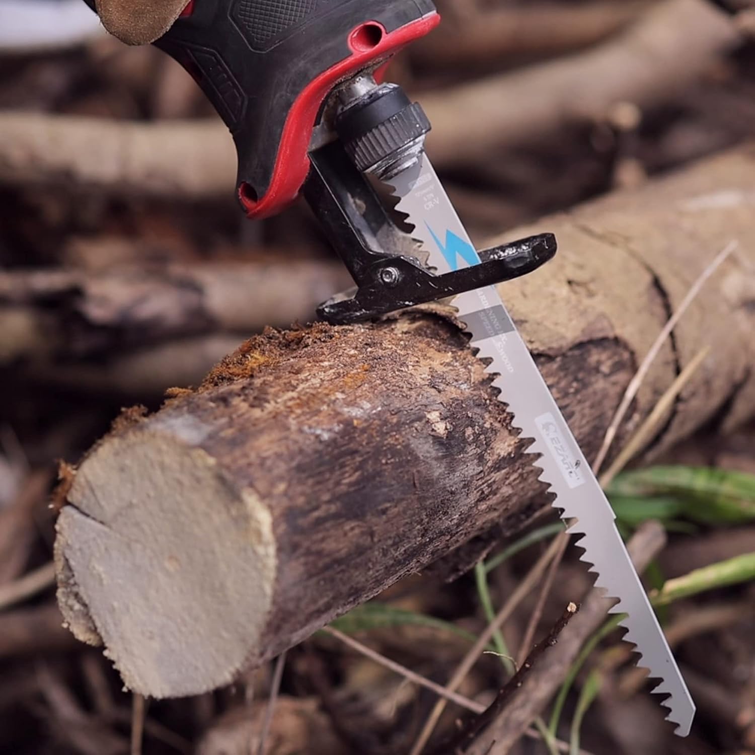 Detalle 2 de EZARC Säbelsägeblätter-Set R931GS (5-teilig) für Holz, 225 mm, 5 TPI – Zubehör für schnelle Schnitte
