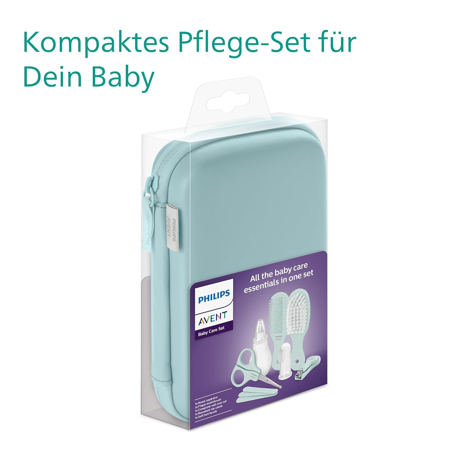 Thumbnail 2 de Philips AVENT Babypflege-Set SCH401/00 – Starter-Set mit 9 Zubehörteilen für die Babypflege ab Geburt