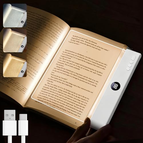 Detalle de CMINGKEJI LED HD Pannello Luce da Lettura: Luce diffusa, protezione oculare e autonomia in una lampada da libro