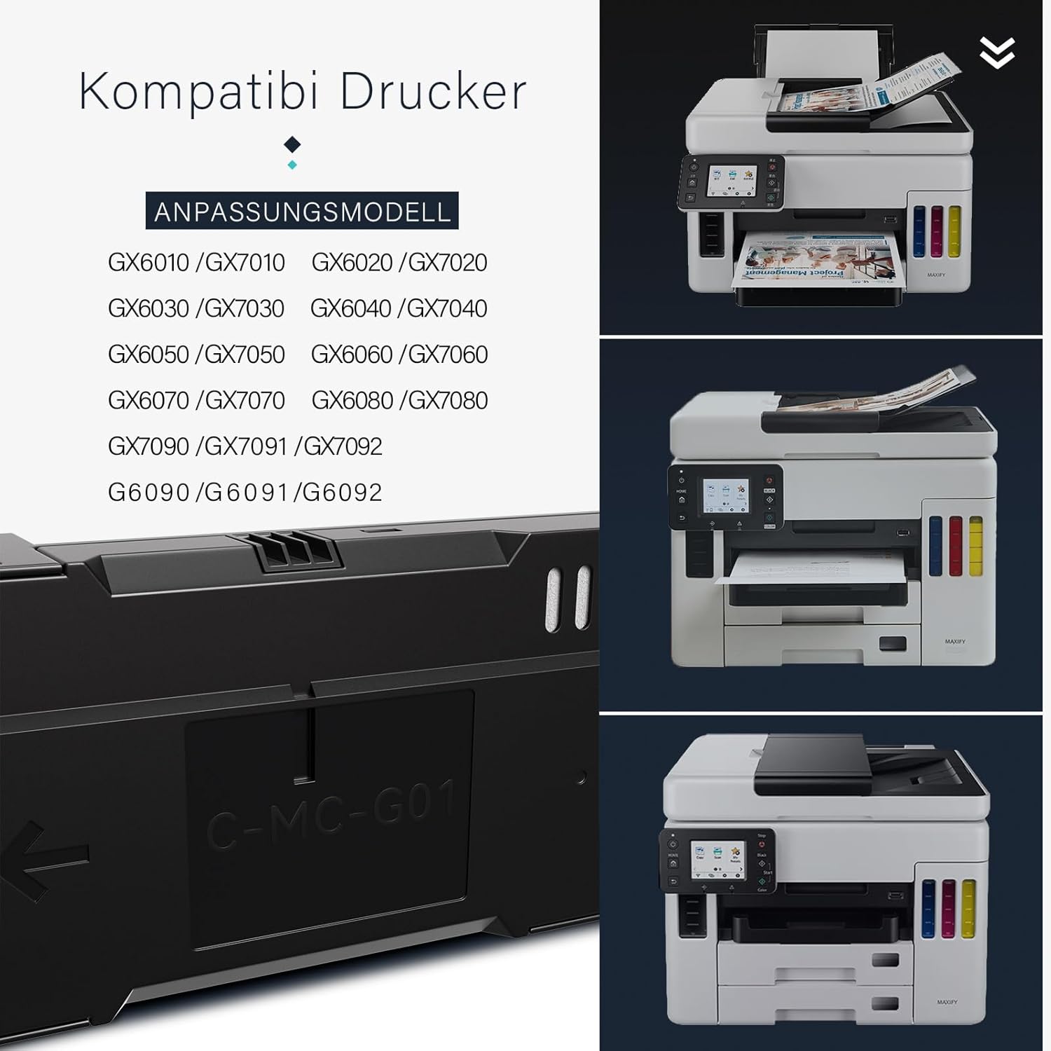Thumbnail 1 de Spaceink MC-G01 Wartungskassette für Canon Maxify