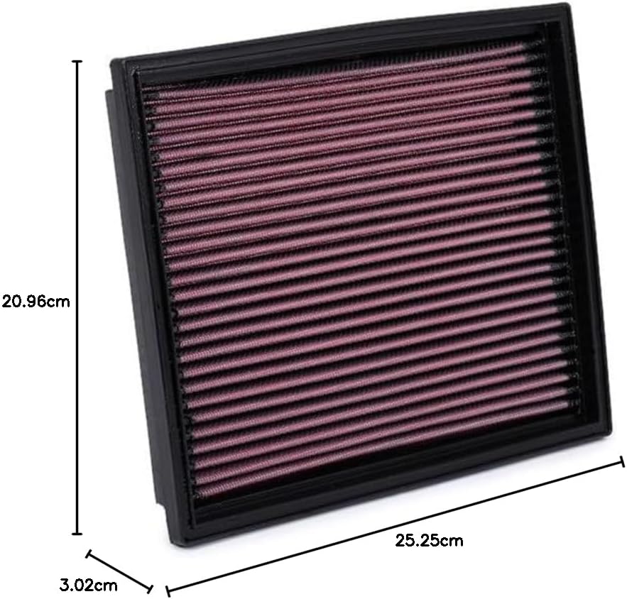 Thumbnail 1 de K&N Filtre à air de remplacement 33-2142 compatible BMW E39 535i/540i/M5