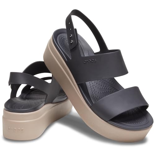 Thumbnail 5 de Crocs Brooklyn Low Wedge W Blk/Mrm