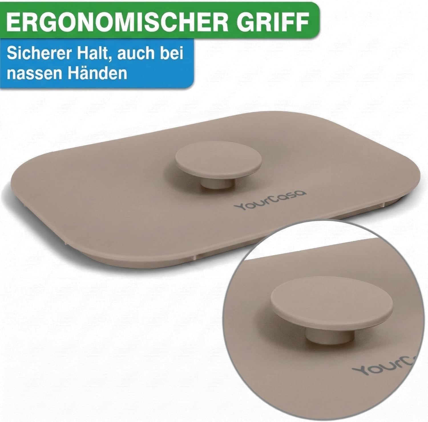Thumbnail 6 de YourCasa Biomülleimer Küche 5L – kompakter Komposteimer mit Sieb, Geruchsschutz und spülmaschinenfest