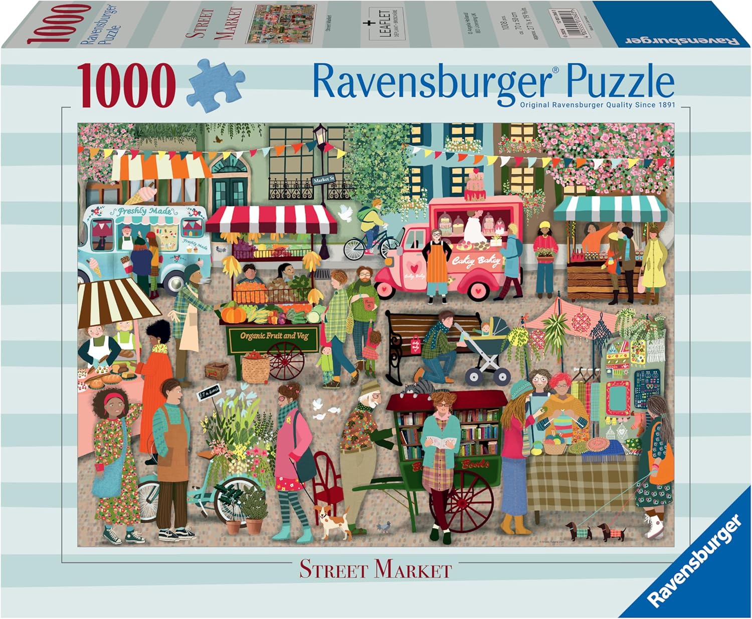 Detalle 2 de Ravensburger Street Market – Puzzle da 1000 pezzi