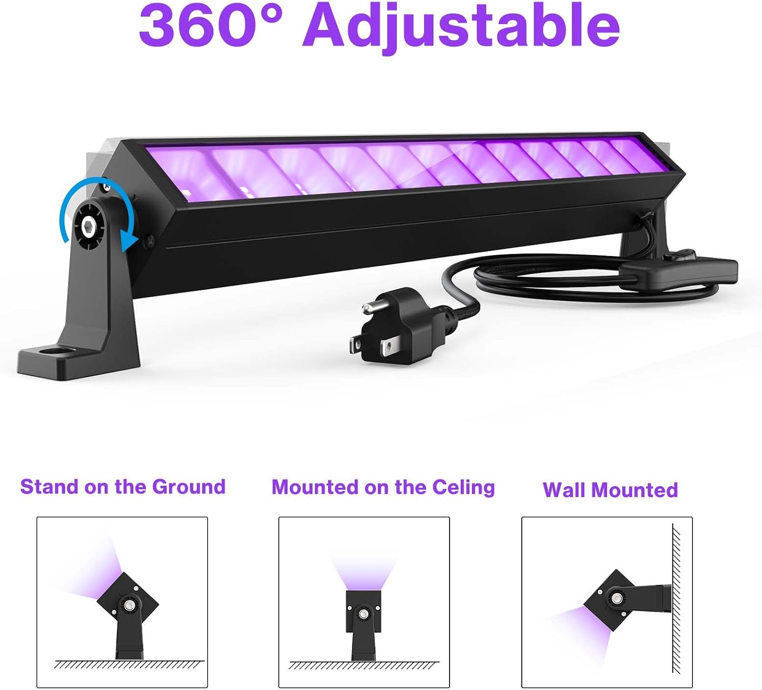 Detalle de Atfoyer Black Light Bar, 40W