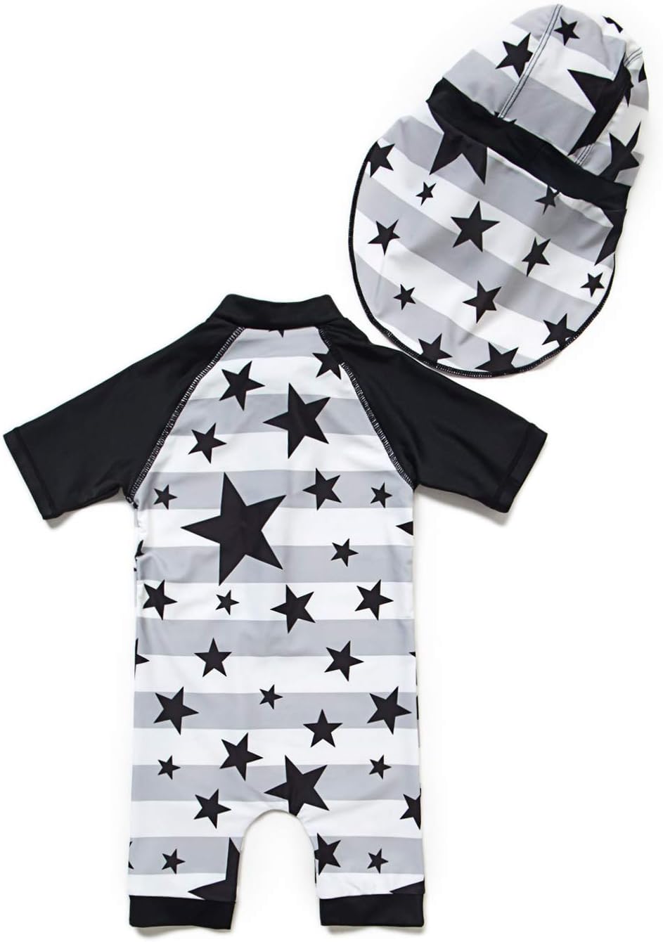 Thumbnail 3 de BONVERANO Baby Jungen Badeanzug mit UV-Schutz 50+ und Reißverschluss vorn