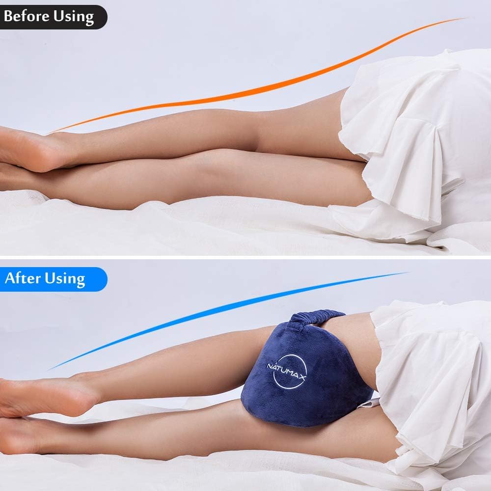 Thumbnail 3 de NATUMAX pillow-1223 Memory Foam Knee Pillow with Leg Strap