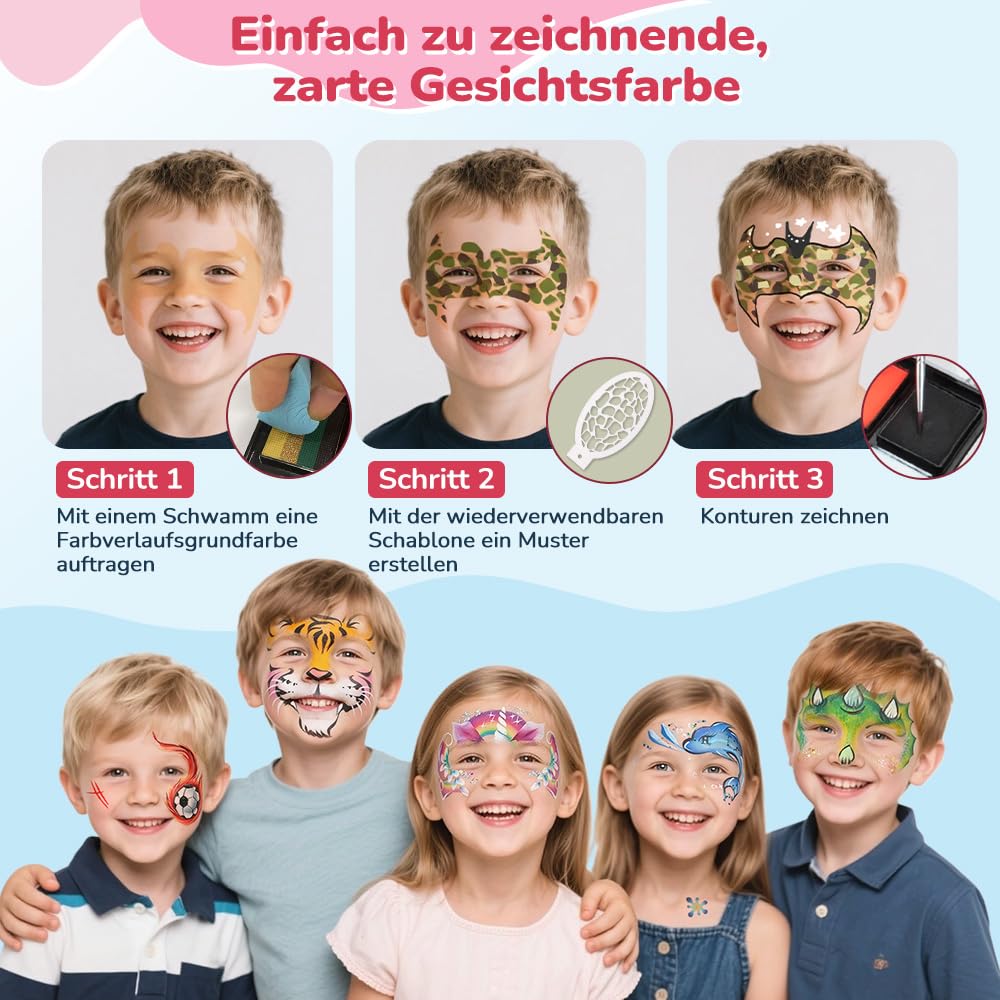 Thumbnail 6 de Janolia Gesichtsfarbe 8 Farben Kinderschminke 🎭