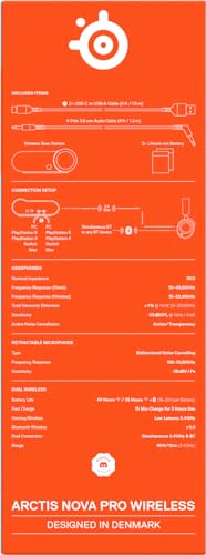 Thumbnail 14 de SteelSeries Arctis Nova Pro Wireless Headset – Multi-System, ANC, NFC-Mikrofon & Infinity Power System