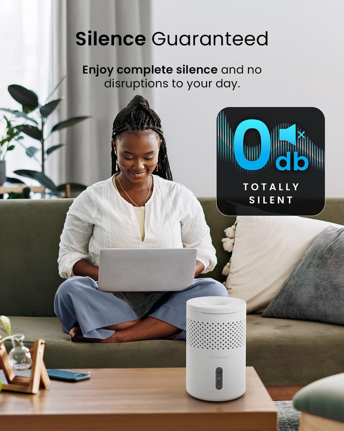 Detalle 1 de Pro Breeze Osmo Dehumidifier 700g 🏠