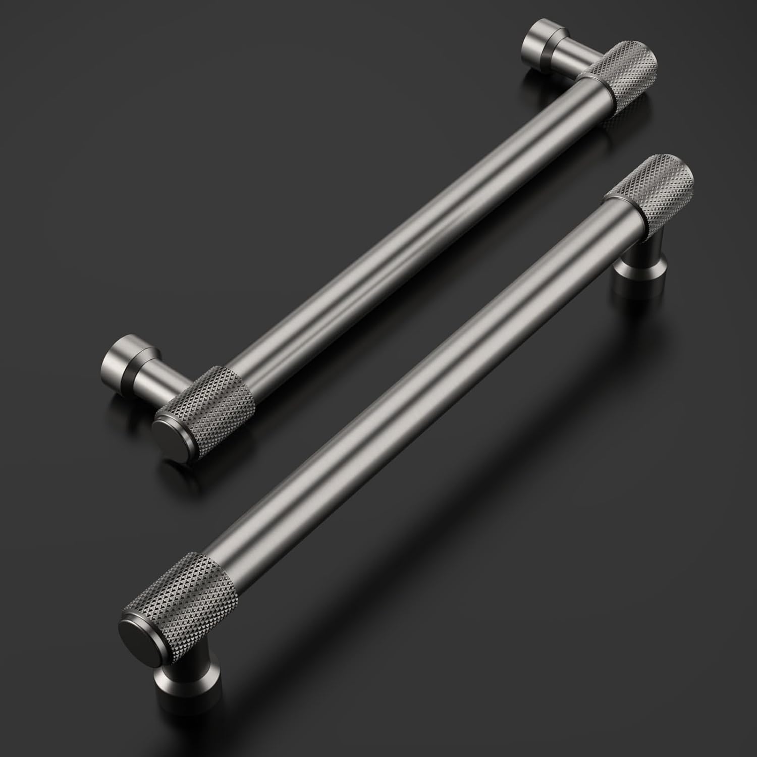 Detalle de Amerdeco cabinet pulls 128mm satin nickel pack