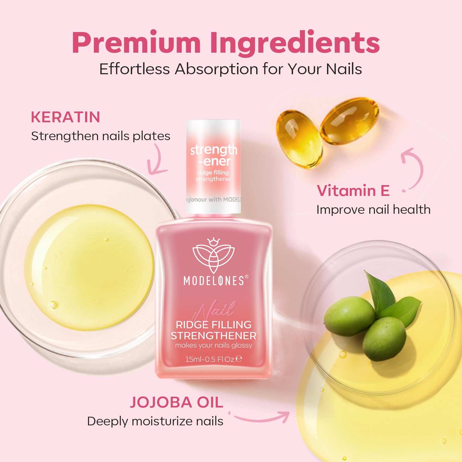 Thumbnail 6 de Modelones X Nail Gel Kit Short Almond: 9-in-One Gel Nail Extension Kit for Home Salons