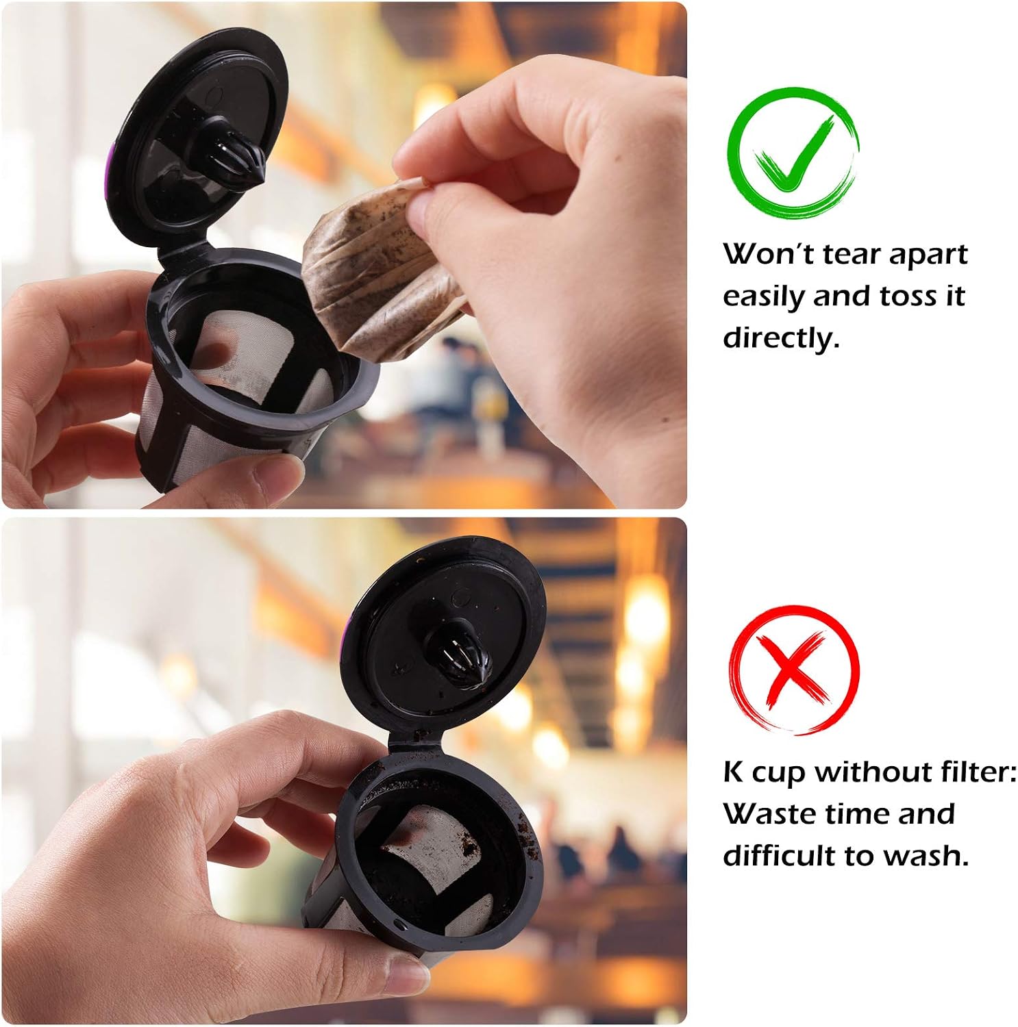 Thumbnail 4 de K Cup Disposable Paper Filters 150