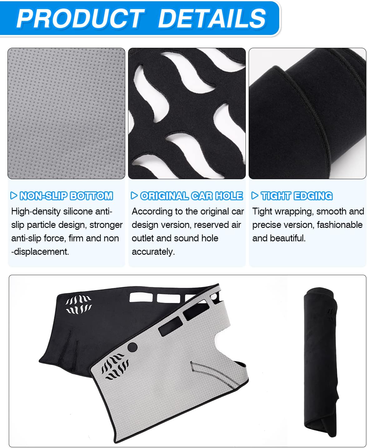 Thumbnail 4 de CARTIST Dash Cover Custom Fit for Nissan Frontier (2022-2026) — Non-Slip, Anti-Glare Dashboard Mat