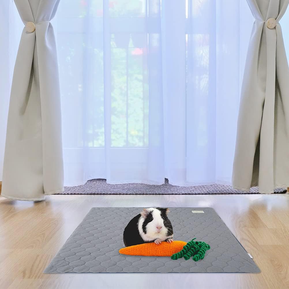 Thumbnail 6 de SCENEREAL Guinea Pig Cage Liner – Fleece Liner 2 Pack: Reusable, Washable, Soft Bedding Mat for Small Animals