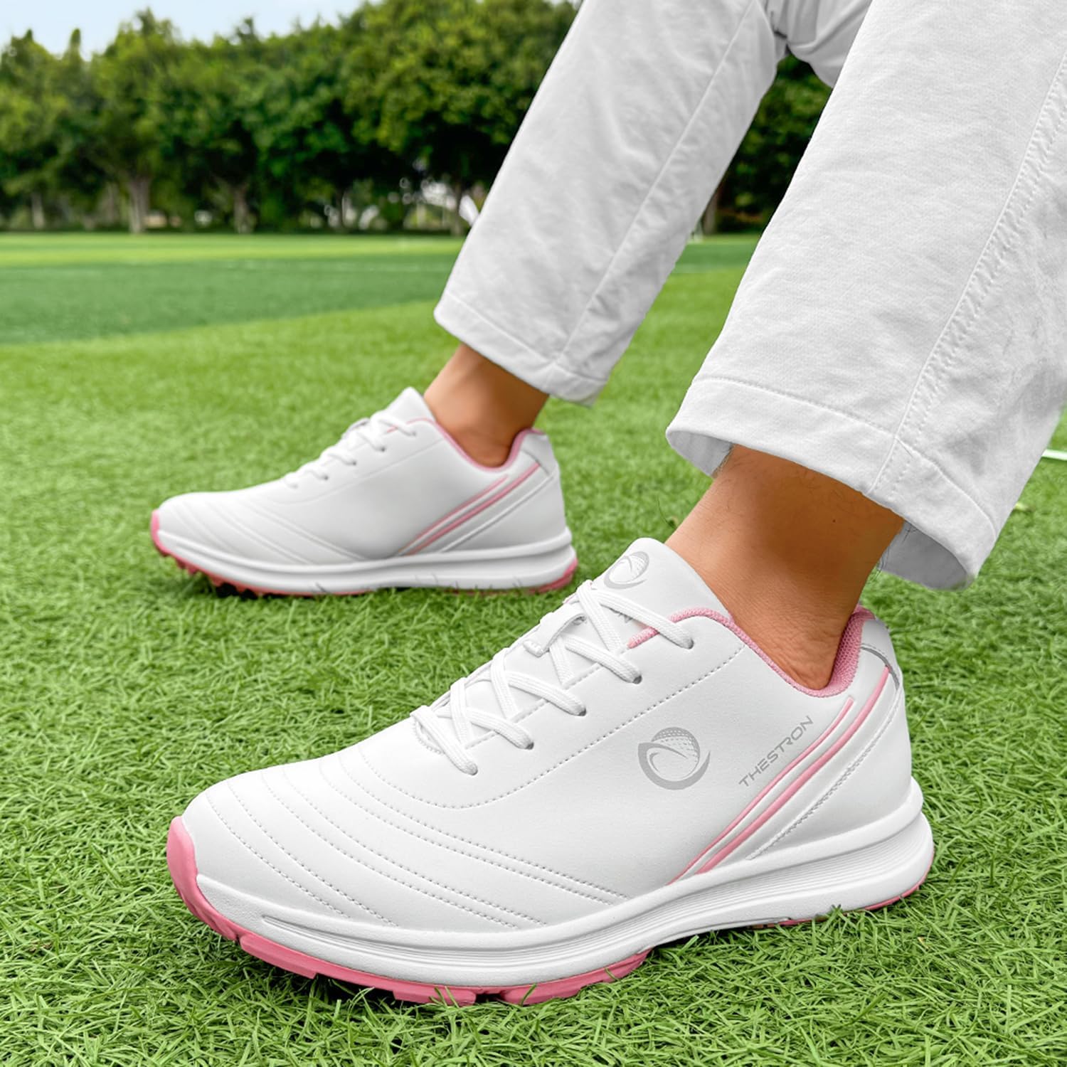Detalle 2 de Zakey Women’s Spikeless Golf Shoes, Lightweight Walking Sneakers