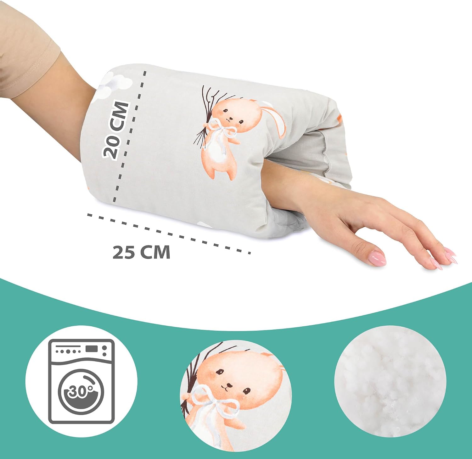 Thumbnail 1 de Totsy Baby Coussin Allaitement Bebe 20 cm — cousinettes Brassard, soutien-bras et oreiller pratique