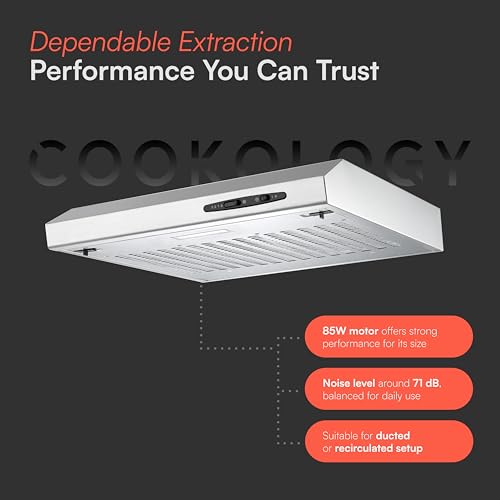 Detalle 2 de Cookology 60cm Visor Cooker Hood - CVH600SS (Stainless Steel)