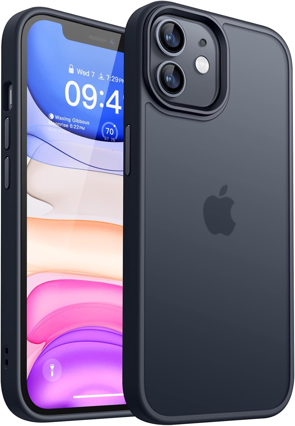 Thumbnail 6 de CANSHN Cover Opaca per iPhone 11, Bordo Quadrato, Custodia Traslucida Opaca Antigraffio