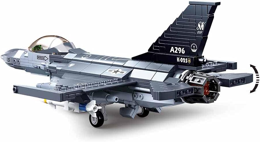 Thumbnail 2 de Sluban Model Bricks F-16C Falcon Fighter M38-B0891, 521 elementów
