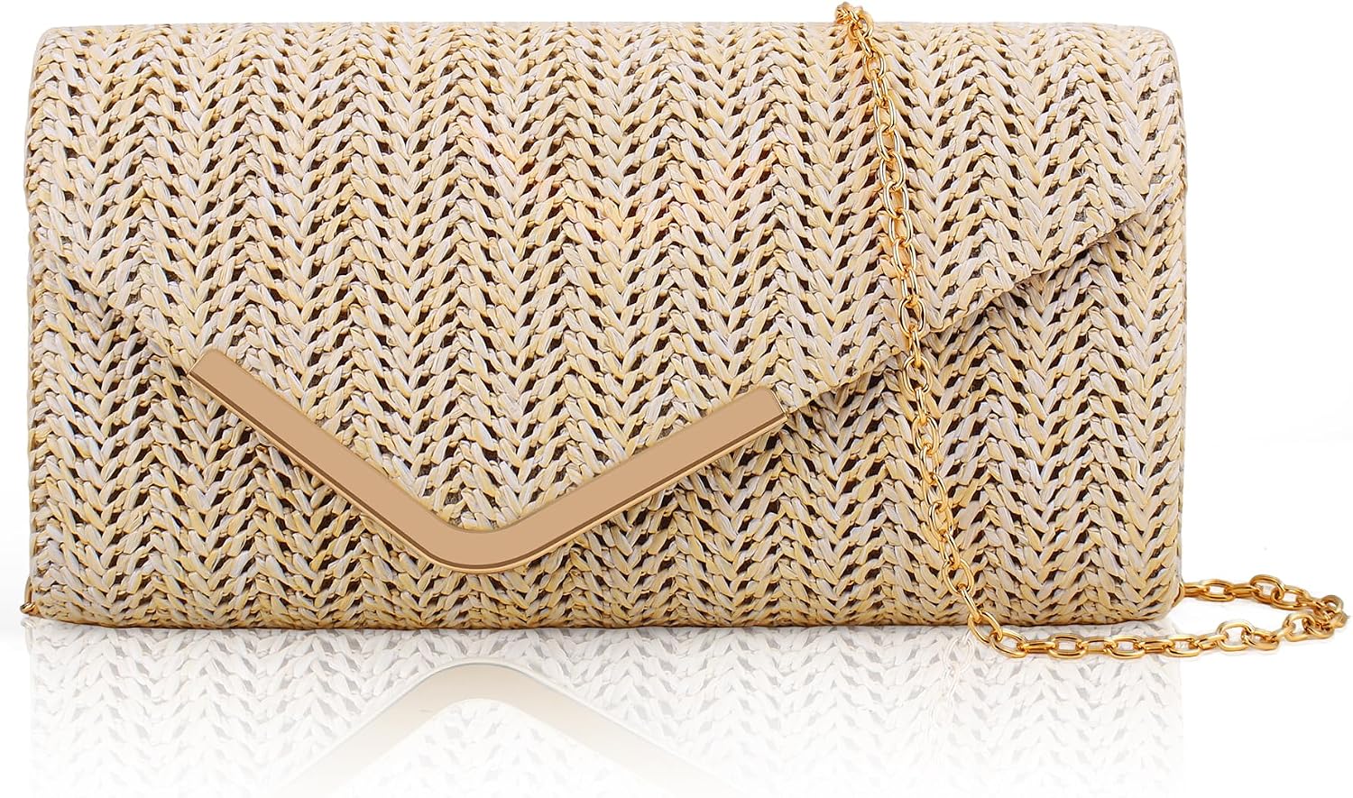 Thumbnail 5 de Larcenciel Women's Clutch with Sequins, Detachable Chain Envelope Bag