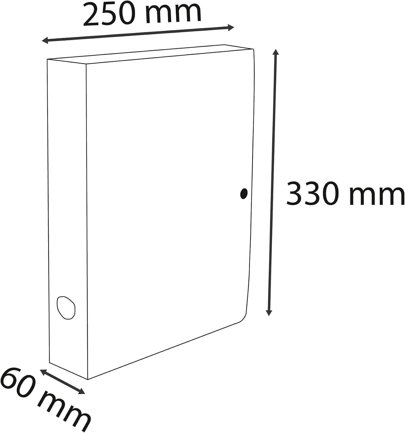 Thumbnail 5 de Exacompta 89270E – Carton de 8 boîtes de classement Skandi en PP recyclé, A4