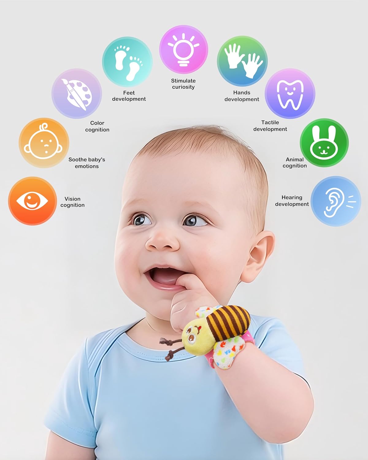 Thumbnail 6 de Bloobloomax Wrist Rattle 0-36M