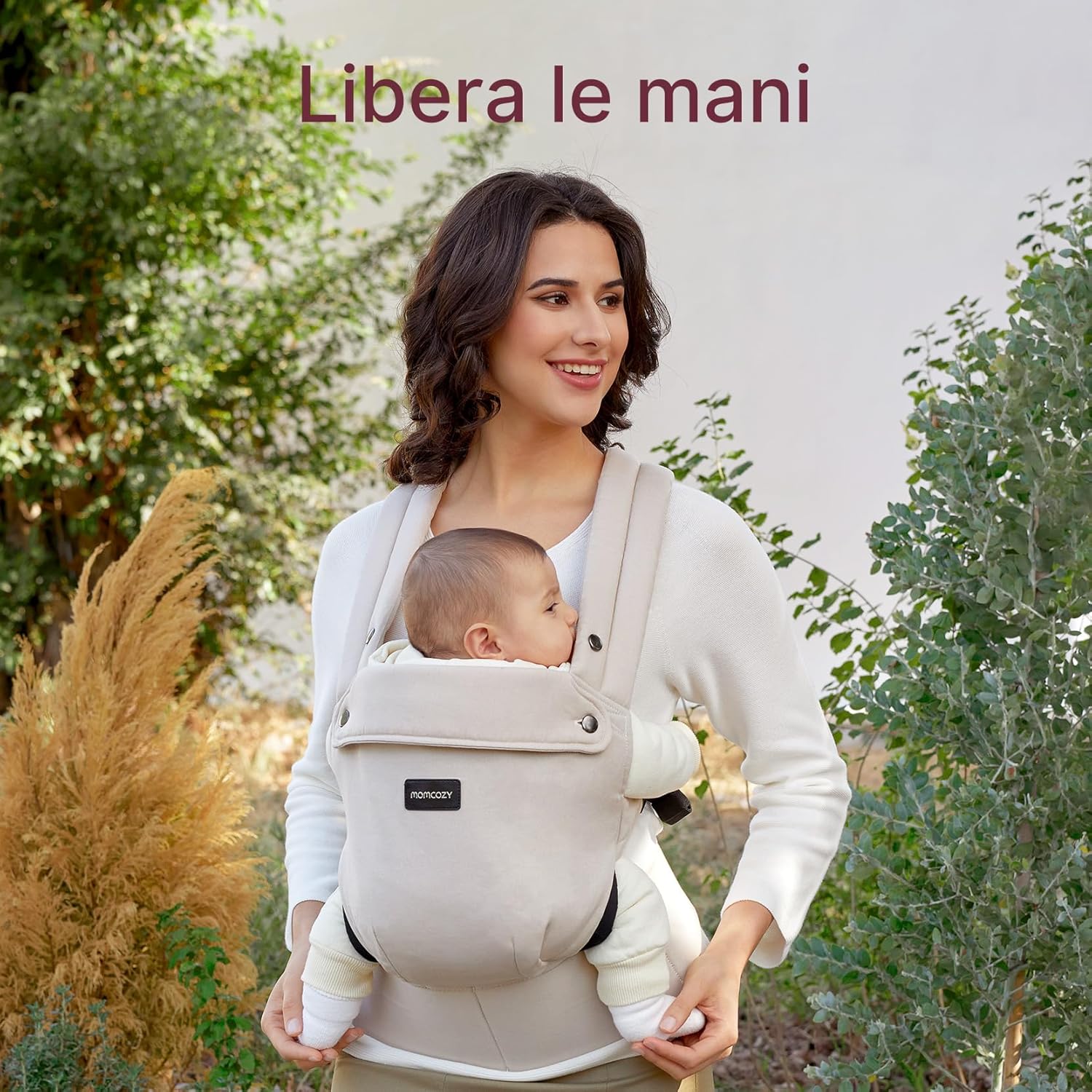 Thumbnail 6 de Momcozy Marsupio Neonato Ergonomico: comfort e praticità per genitori in movimento