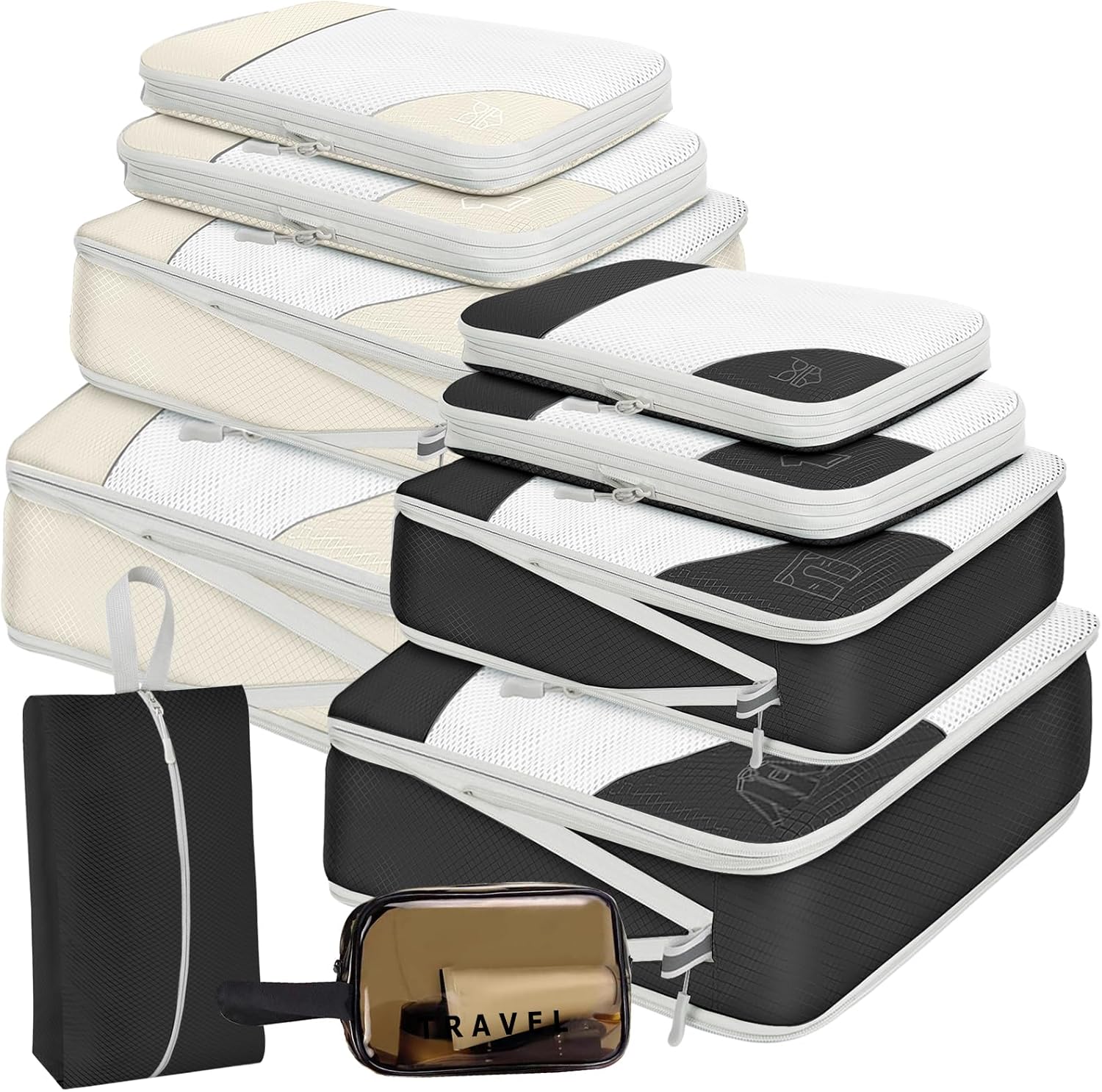Detalle de ZFWDSY Compression Packing Cubes 10 Sets