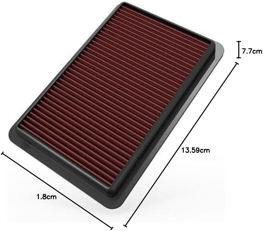Thumbnail 2 de K&N Motorluftfilter – Premium waschbar, kompatibel mit Mazda 2010–2019 (CX‑5, 3, 6, Atenza, Premacy, Axela) – 33-2480