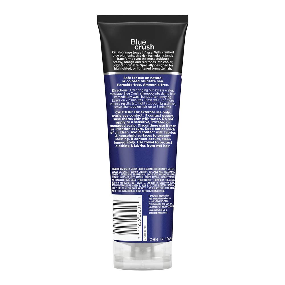 Detalle de John Frieda Blue Crush Conditioner: Toning Conditioner for Brunette Hair