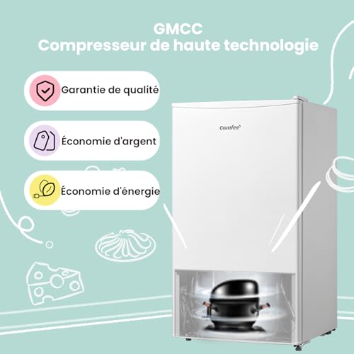 Thumbnail 6 de Comfee' RCD93WH2(E) Réfrigérateur à une porte 93 L – blanc