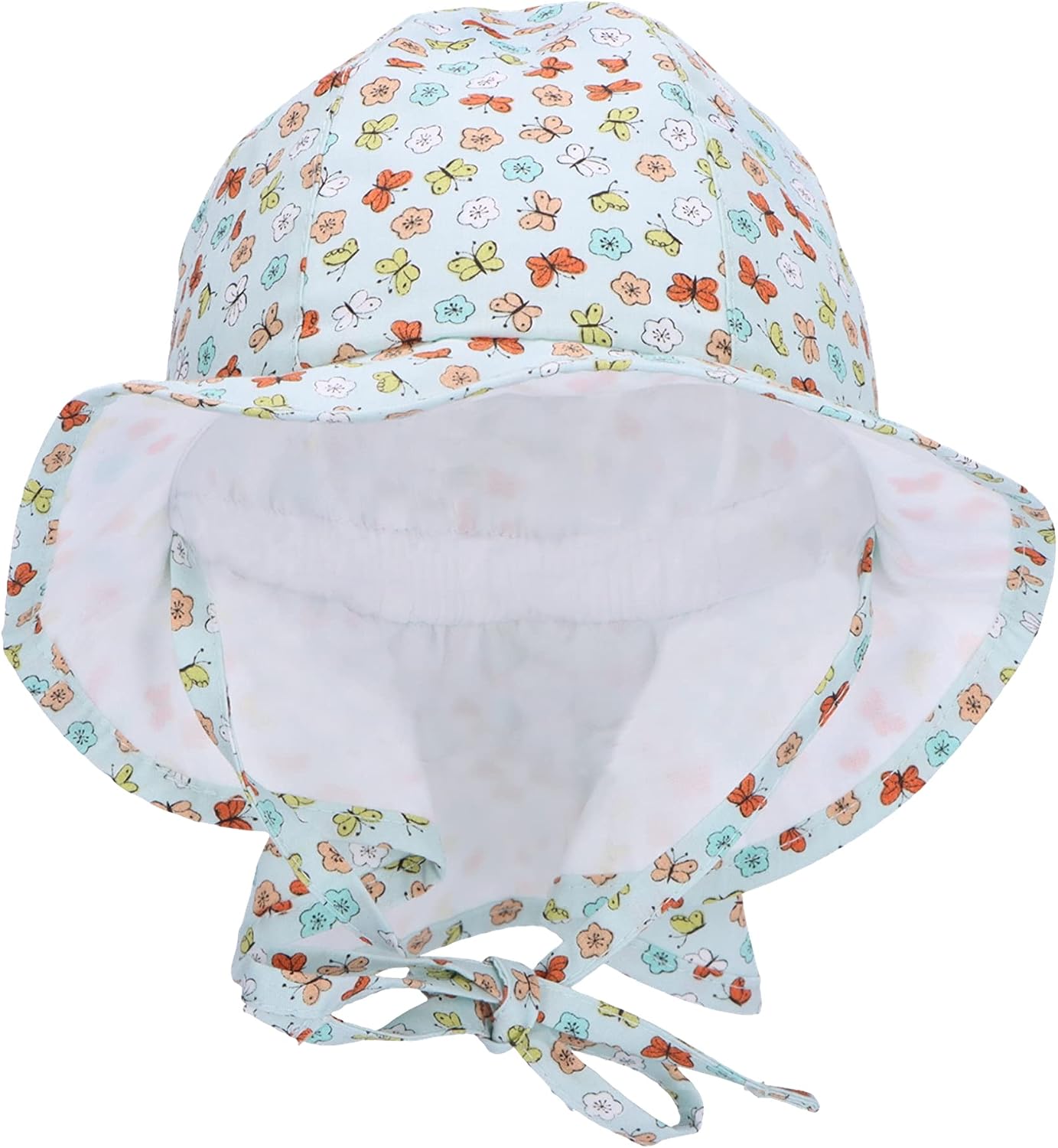 Thumbnail 3 de Sterntaler Unisex Kinder Sonnenhut mit Schmetterlingen – UV-Schutz, hellgrün, Größe 47